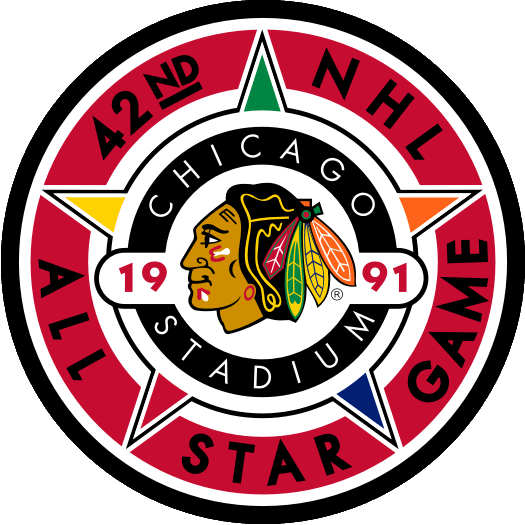 NHL All-Star Game 1990-1991 Logo vinyl decal